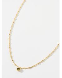 Simon's - Faceted Stone Chain - Lyst