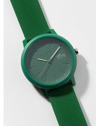 Lacoste Pigment Green Silicone Band Watch
