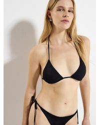 Simon's - Halter String Triangle Bra - Lyst