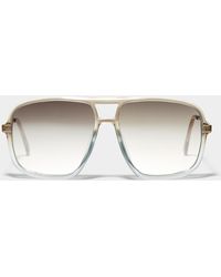 Simon's - Sundown Aviator Sunglasses - Lyst