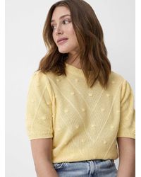 Contemporaine - Embossed Polka Dot Pattern Puff - Lyst
