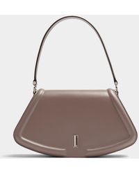 BOSS - Ariell Structured Leather Evening Bag - Lyst