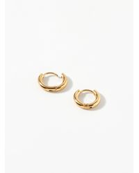 Le 31 - Small Stainless Steel Hoops - Lyst