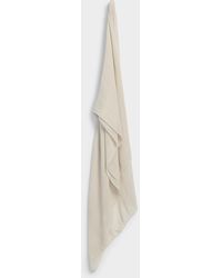 Simon's - Rolled Trim Solid Scarf - Lyst