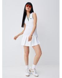 Lacoste - Striped Bands Tennis Dress - Lyst