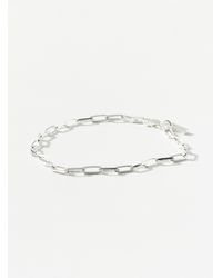 Hatton Labs - Silver Paperclip Chain Bracelet - Lyst