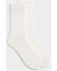 Lindbergh - Solid Bamboo Viscose Dress Socks - Lyst