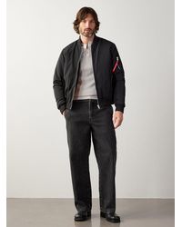 Point Zero - Aviator Bomber Jacket - Lyst