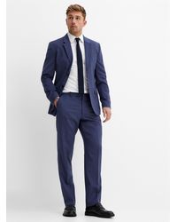 Le 31 - Marzotto Chambray Wool Suit London Fit - Lyst