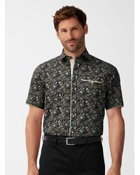 Le 31 - Nocturnal Floral Paisley Shirt Modern Fit - Lyst