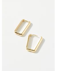 Simon's - Rectangular Earrings - Lyst