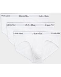 Calvin Klein - Solid Stretch Briefs Icon Cotton Stretch 3 - Lyst