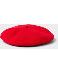 Simon's - Monochrome Wool Beret Exclusive Collection From Italy - Lyst