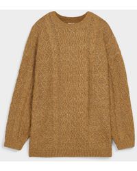 Twik - Mixed Textures Loose Sweater - Lyst