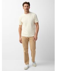 Frank And Oak - Sand Joey Chinos Straight Fit - Lyst