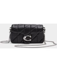 COACH - Tabby Quilted Leather Small Flap Bag - Lyst