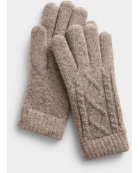 Simon's - Confetti Knit Gloves - Lyst