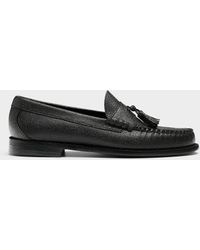G.H. Bass & Co. - Weejuns Lennox Pebbled Leather Tassel Loafers Men - Lyst
