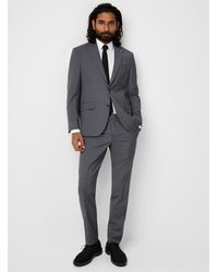 Jack Victor - Grey Check Pure Wool Suit Semi - Lyst