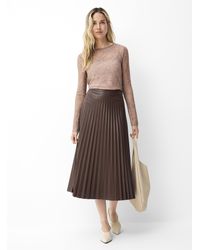 Contemporaine - Pleated Faux - Lyst