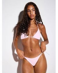 Simon's - Halter String Triangle Bra - Lyst