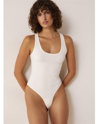 Organic Basics - Organic Cotton Plain Raceback Bodysuit - Lyst