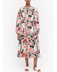 marimekko frequency maxi dress