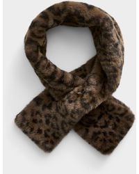 Simon's - Leopard Faux - Lyst