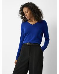 Contemporaine - Responsibly Sourced Merino Wool V - Lyst
