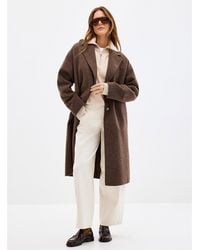 Simon's - Oversized Reprocessed Wool Felted Overcoat - Lyst