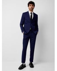 Jack & Jones - Solid Structured Twill Suit Slim Fit - Lyst