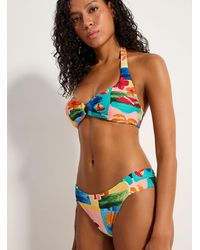 Simon's - Side Ruching Slim Bikini Bottom - Lyst
