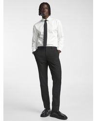 Le 31 - Washable Solid Twill Pant Stockholm Fit - Lyst