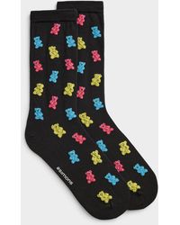 Simon's - Plush Gummy Bear Socks - Lyst