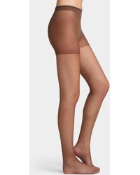 Simon's - 9-to-5 Essential Pantyhose (women, Brown, Large) - Lyst