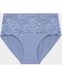 Miiyu - Sheer Floral Band High - Lyst