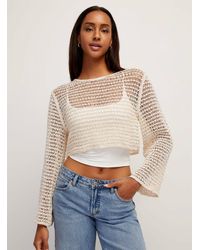 Icône - Mesh Weave Cropped Bell - Lyst