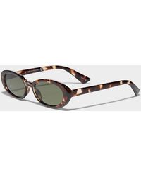 Simon's - Drew Oval Sunglasses - Lyst