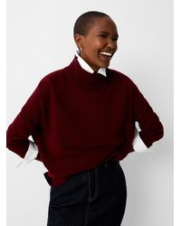 Contemporaine - Wool And Cashmere Tunic Sweater - Lyst