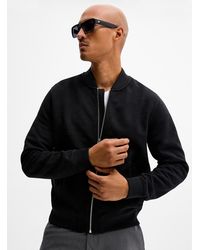 Le 31 - Embossed Geo Zip Cardigan - Lyst
