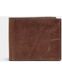 Fossil - Derrick Leather Wallet - Lyst
