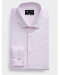 Le 31 - Stretch Solid Shirt Athletic Fit - Lyst