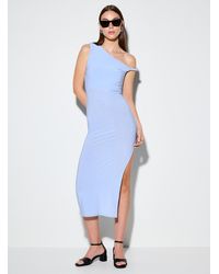 Icône - Side Slit Twisted Strap Maxi Dress - Lyst
