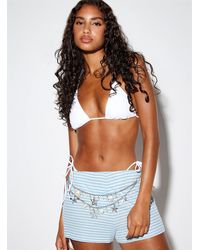 Simon's - Halter String Triangle Bra - Lyst
