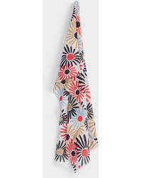 Fraas - Colourful Daisies Lightweight Scarf - Lyst