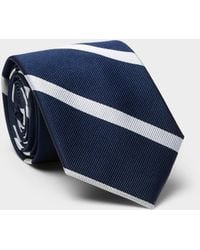 Djab - Pure Silk Minimalist Stripe Tie - Lyst