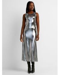 DIESEL - D-lyny Dress (women, Grey, Medium) - Lyst