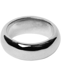Obakki - Upcycled Minimalist Silver Ring - Lyst