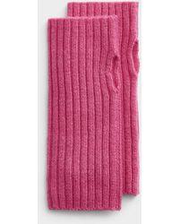 Simon's - Pure Wool Solid Wrist Warmers - Lyst