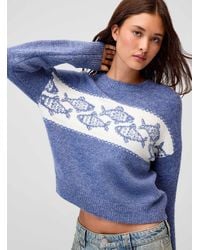 Twik - Patterned Plush Sweater - Lyst